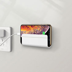 Soporte Universal Sostenedor De Telefono Movil H04 para Motorola Moto G9 Power Blanco