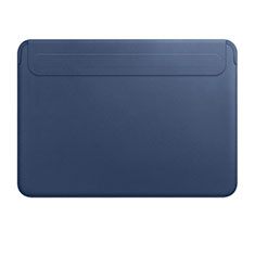 Suave Cuero Bolsillo Funda L01 para Apple MacBook Air 11 pulgadas Azul