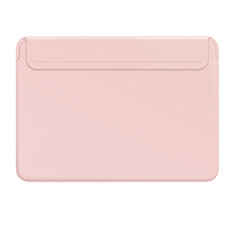 Suave Cuero Bolsillo Funda L01 para Apple MacBook Air 13.3 pulgadas (2018) Rosa