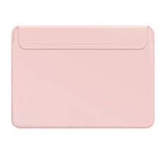 Suave Cuero Bolsillo Funda L01 para Apple MacBook Pro 15 pulgadas Retina Rosa