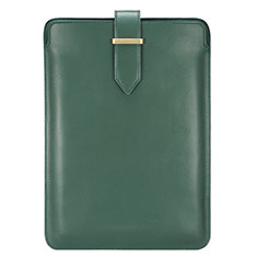 Suave Cuero Bolsillo Funda L01 para Huawei Honor MagicBook 14 Verde