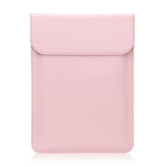 Suave Cuero Bolsillo Funda L01 para Huawei Honor MagicBook 15 Rosa