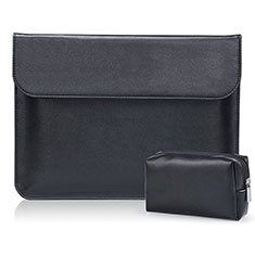 Suave Cuero Bolsillo Funda L01 para Samsung Galaxy Book Flex 13.3 NP930QCG Negro