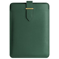 Suave Cuero Bolsillo Funda L04 para Apple MacBook Air 11 pulgadas Verde