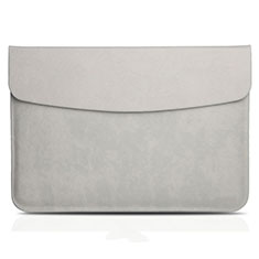 Suave Cuero Bolsillo Funda L06 para Apple MacBook Air 11 pulgadas Gris