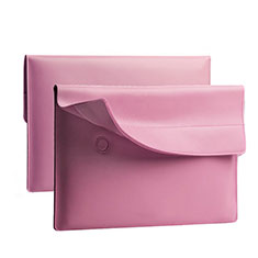 Suave Cuero Bolsillo Funda L11 para Apple MacBook Pro 15 pulgadas Rosa