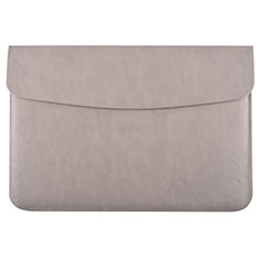 Suave Cuero Bolsillo Funda L15 para Apple MacBook Air 11 pulgadas Gris