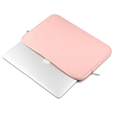 Suave Cuero Bolsillo Funda L16 para Apple MacBook Pro 13 pulgadas (2020) Rosa