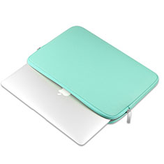 Suave Cuero Bolsillo Funda L16 para Apple MacBook Pro 15 pulgadas Retina Verde