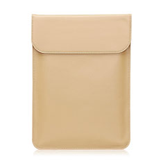 Suave Cuero Bolsillo Funda L21 para Apple MacBook Pro 13 pulgadas (2020) Oro