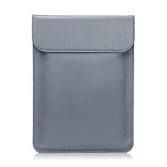 Suave Cuero Bolsillo Funda L21 para Apple MacBook Pro 15 pulgadas Gris