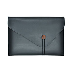 Suave Cuero Bolsillo Funda L22 para Apple MacBook 12 pulgadas Negro