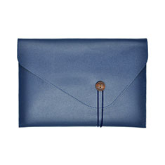 Suave Cuero Bolsillo Funda L22 para Apple MacBook Pro 13 pulgadas (2020) Azul