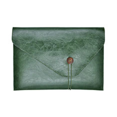 Suave Cuero Bolsillo Funda L23 para Apple MacBook Pro 13 pulgadas Retina Verde