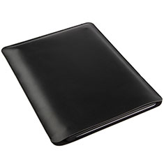 Suave Cuero Bolsillo Funda para Samsung Galaxy Tab 3 Lite 7.0 T110 T113 Negro