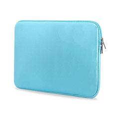 Suave Terciopelo Tela Bolsa Funda L04 para Huawei Honor MagicBook 14 Azul Cielo