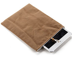 Suave Terciopelo Tela Bolsa Funda para Apple iPad Air Marron