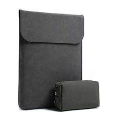 Suave Terciopelo Tela Bolsa Funda para Apple MacBook Air 13 pulgadas Negro