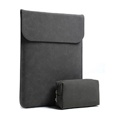 Suave Terciopelo Tela Bolsa Funda S02 para Huawei Honor MagicBook Pro (2020) 16.1 Negro