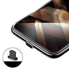 Tapon Antipolvo Lightning USB Jack H02 para Apple iPhone 13 Mini Negro