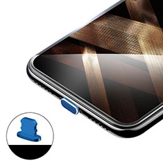 Tapon Antipolvo Lightning USB Jack H02 para Apple iPhone 13 Pro Max Azul