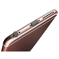 Tapon Antipolvo Lightning USB Jack J02 para Apple iPhone 13 Negro