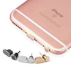 Tapon Antipolvo Lightning USB Jack J04 para Apple iPhone SE Oro Rosa