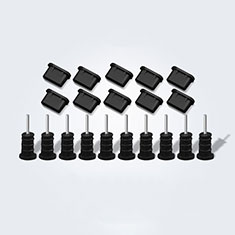 Tapon Antipolvo USB-C Jack Type-C Universal 10PCS para Apple iPad Pro 11 (2022) Negro