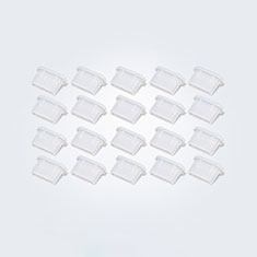 Tapon Antipolvo USB-C Jack Type-C Universal 20PCS para Xiaomi Mi 11X Pro 5G Blanco