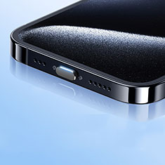 Tapon Antipolvo USB-C Jack Type-C Universal H01 para Huawei G9 Plus Gris Oscuro