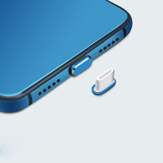 Tapon Antipolvo USB-C Jack Type-C Universal H07 para Samsung Galaxy M30s Azul