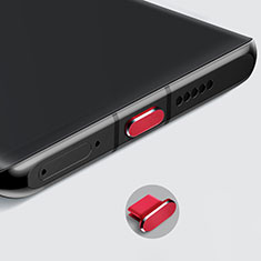 Tapon Antipolvo USB-C Jack Type-C Universal H08 para Apple iPhone 15 Pro Oro Rosa
