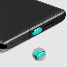 Tapon Antipolvo USB-C Jack Type-C Universal H08 para Sony Xperia 8 Lite Verde