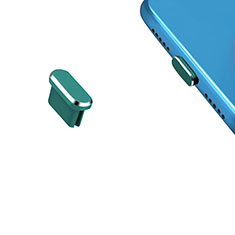 Tapon Antipolvo USB-C Jack Type-C Universal H13 para Asus Zenfone 4 ZE554KL Verde