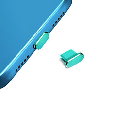 Tapon Antipolvo USB-C Jack Type-C Universal H14 para Apple iPhone 15 Verde