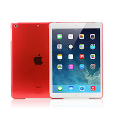 Ultra-thin Transparente Mate Case para Apple iPad Mini Rojo