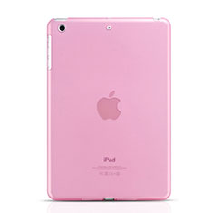 Ultra-thin Transparente Plastico Back Cover para Apple iPad Mini 2 Rosa