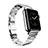 Acero Inoxidable Correa De Reloj Pulsera Eslabones para Apple iWatch 3 42mm Plata