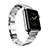 Acero Inoxidable Correa De Reloj Pulsera Eslabones para Apple iWatch 5 40mm Plata