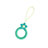 Acollador Cordon Lanyard con Anillo R06 Verde