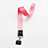 Acollador Cordon Lanyard K09 Rosa