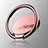 Anillo de dedo Soporte Magnetico Universal Sostenedor De Telefono Movil Z16 Oro Rosa
