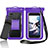 Bolsa Impermeable y Sumergible Carcasa Universal W05 Morado