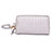 Bolso Cartera Protectora de Cuero Universal K09 Blanco