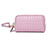 Bolso Cartera Protectora de Cuero Universal K09 Rosa