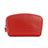 Bolso Cartera Protectora de Cuero Universal K14 Rojo