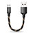 Cable Micro USB Android Universal 25cm S02 Negro