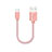 Cable Type-C Android Universal 30cm S05 para Apple iPad Pro 12.9 (2021) Oro Rosa