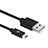 Cable USB 2.0 Android Universal A03 Negro