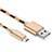 Cable USB 2.0 Android Universal A03 Oro